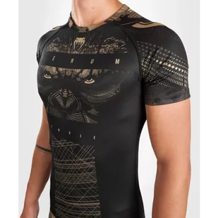 Venum Rashguard Gorilla Jungle Krótki Rękaw Black/Sand - Kimona, stroje i obuwie - miniaturka - grafika 1