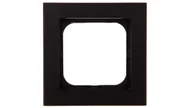 Klawisze i ramki - Ospel Ramka 1-krotna - SONATA R-1R/33 , kolor czarny metalik - miniaturka - grafika 1