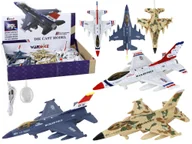 Samoloty i helikoptery - ZABAWKOWY SAMOLOT WOJSKOWY MYŚLIWIEC DŹWIĘK ŚWIATŁA 1SZT - miniaturka - grafika 1