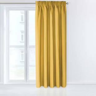Eurofirany Zasłona musztardowa zaciemniająca 9240K9 9240K9 SAM 135X270 - Zasłony - miniaturka - grafika 1