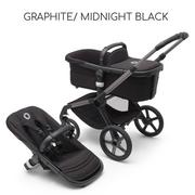 Wózki dziecięce - BUGABOO FOX 5 3w1 Graphite/ Midnight Black - miniaturka - grafika 1