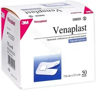 Apteczki i materiały opatrunkowe - 3M VISCOPLAST Venaplast plastry pod venflony 50 szt - miniaturka - grafika 1