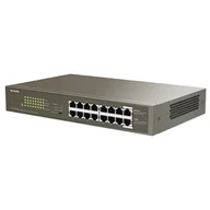 Switche - Tenda TEG1116P-16-150W Desktop 1000M PoE Switch - miniaturka - grafika 1
