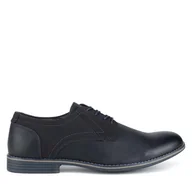 Półbuty męskie - Półbuty Lanetti M16AW070-31 Granatowy - miniaturka - grafika 1