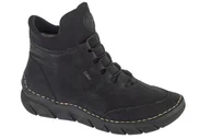 Moda i Uroda OUTLET - Rieker Booties 55069-00, Damskie, trzewiki, Czarne - miniaturka - grafika 1