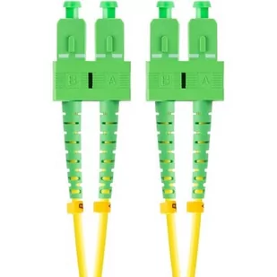 Lanberg kabel światłowodowy FO-SASA-SD11-0100-YE 10m - Kable światłowodowe - miniaturka - grafika 2