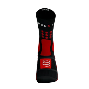 COMPRESSPORT Skarpetki trekkingowe HIKING SOCKS black/red/white - Skarpetki sportowe męskie - miniaturka - grafika 3