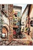 Malowanie po numerach - malowanie po numerach 40x50cm uliczka w kamienicy 1008509 - miniaturka - grafika 1