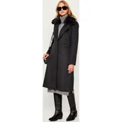 Płaszcze damskie - GUESS Płaszcz KAROLE | z dodatkiem wełny - miniaturka - grafika 1