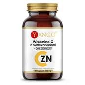 Suplementy naturalne - YANGO Yango Witamina C z bioflawonoidami i cynk 90 k YA0589 - miniaturka - grafika 1