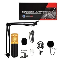 Mikrofony komputerowe - Zestaw Mikrofon Statyw V8 + Bm800 - miniaturka - grafika 1