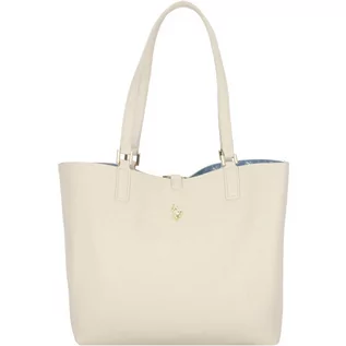 Torebki damskie - U.S. POLO ASSN. New Rogersville Torba shopper 41 cm z odwracalny off white BEUM15449WVG-802 - grafika 1