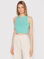 Koszulki i topy damskie - Reebok Top Classics Graphic HG1154 Zielony Slim Fit - miniaturka - grafika 1