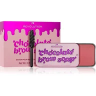 Akcesoria i kosmetyki do stylizacji brwi - I HEART REVOLUTION CHOCOLATE BROW SOAP PRZEZROCZYSTE MYDŁO DO BRWI ZE SZCZOTECZKĄ 10G - miniaturka - grafika 1