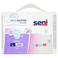 SENI ACTIVE PLUS Majtki chłonne L 10 szt. - Bielizna lecznicza - miniaturka - grafika 1