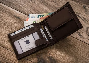 Duży, Skórzany Portfel Męski Lumarko! - Portfele - miniaturka - grafika 6