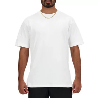 Koszulki sportowe męskie - Koszulka New Balance MT41533WT - biała - grafika 1
