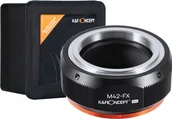 Tulejki, adaptery, redukcje do aparatów - K&F ADAPTER M42 na FX Fuji X-Pro1 K&F wersja PRO - miniaturka - grafika 1