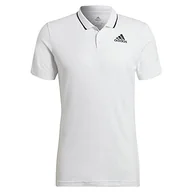 Koszulki męskie - adidas Męska koszulka polo T FREELIFT, biała, L - miniaturka - grafika 1