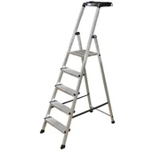 Drabiny - Drabina aluminiowa 5 stopni 1-stronna Secury Multigrip Krause - miniaturka - grafika 1