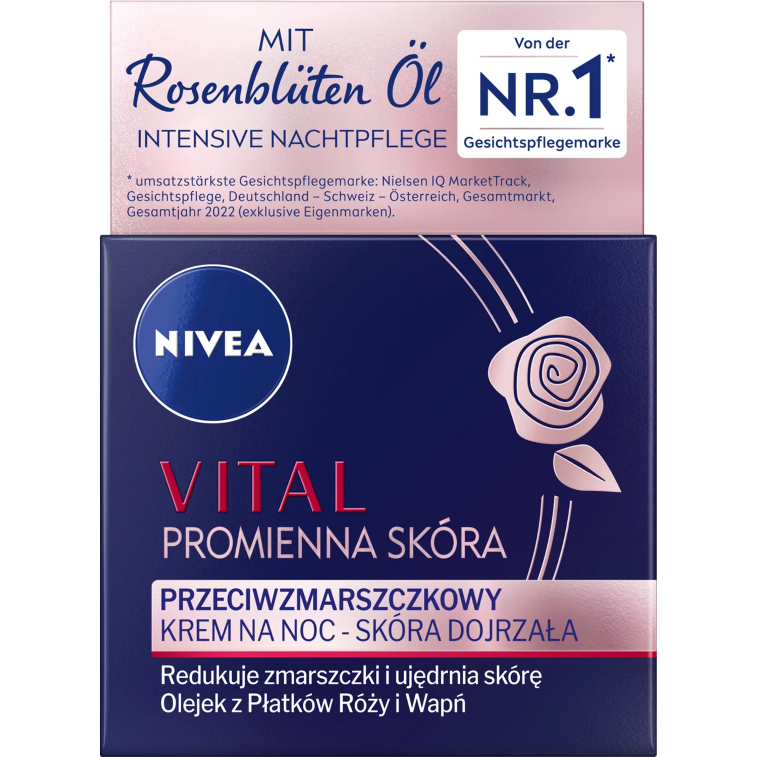 przeciwzmarszczkowy krem do twarzy na noc, 50 ml