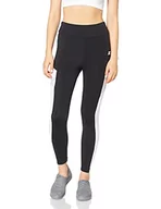 Legginsy - Starter Black Label Damskie legginsy sportowe z wysokim stanem, czarne/białe, L - miniaturka - grafika 1