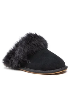 UGG Kapcie W Scuff Sis 1122750 Czarny - Klapki i japonki damskie - miniaturka - grafika 1