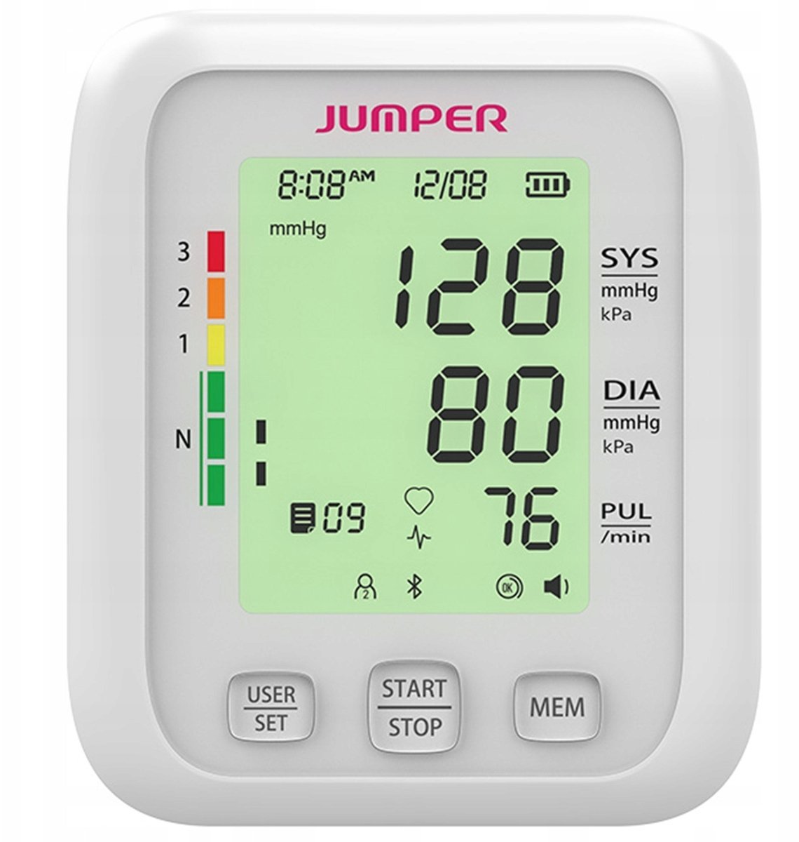 JUMPER CIŚNIENIOMIERZ JPD-HA120 BIAŁY z