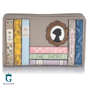 Szary portfel damski Jane Austen Yoshi Y1089 - Portfele - miniaturka - grafika 1