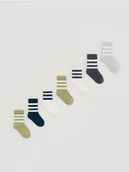 Skarpetki dla dzieci - Reserved - Bawełniane skarpetki 7 pack - jasnozielony - miniaturka - grafika 1