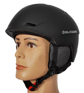 Męski kask narciarski Blizzard Spider Black matt - Kaski narciarskie - miniaturka - grafika 2