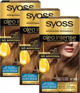 Farby do włosów i szampony koloryzujące - 3X Farba Do Włosów Miodowy Blond Bez Amoniaku Syoss - miniaturka - grafika 1
