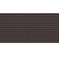 Ogrodzenia - Polbram Brama przesuwna Kreta 5x1,5 m prawa brązowa - miniaturka - grafika 1