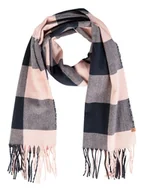 Apaszki i szaliki damskie - Camel Active Szal w kolorze jasnoróżowo-granatowym - miniaturka - grafika 1