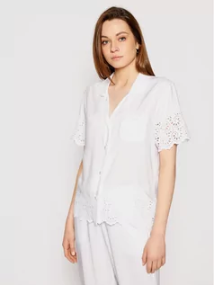 Piżamy damskie - Cyberjammies Koszulka piżamowa Leah 4835 Biały - grafika 1