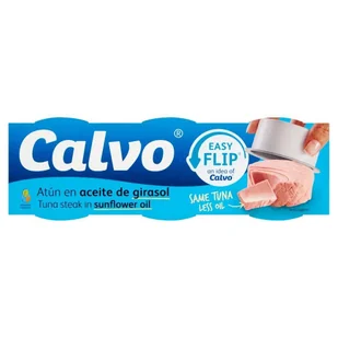 Calvo Tuńczyk w oleju słonecznikowym 3 x 65 g - Konserwy i dania rybne - miniaturka - grafika 1