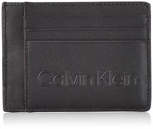 Calvin Klein Męski zestaw portfeli na dowód osobisty, Ck Black, jeden rozmiar - Portfele - miniaturka - grafika 1