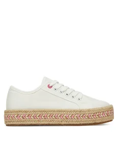DeeZee Espadryle ZYKS306 Biały - Espadryle damskie - miniaturka - grafika 1