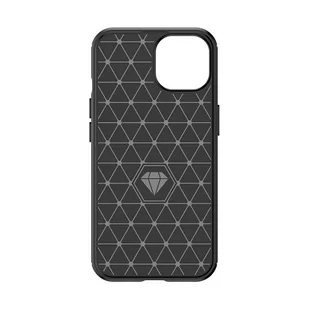 Etui Carbon Case do iPhone 15 elastyczny czarny - Etui i futerały do telefonów - miniaturka - grafika 4