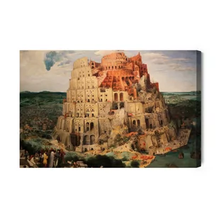 SK Obraz Na Płótnie Pieter Bruegel Wieża Babel Reprodukcja emix - Obrazy i zdjęcia na płótnie - miniaturka - grafika 1
