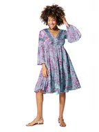 Sukienki - Ipanima Sukienka w kolorze turkusowo-różowym - miniaturka - grafika 1