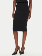 Spódnice - PINKO Spódnica ołówkowa Gonna 103973 A21T Czarny Slim Fit - miniaturka - grafika 1