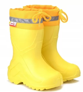 Kalosze dziecięce piankowe żółte roz. 30/31 Giallo - Buty dla dziewczynek - miniaturka - grafika 1
