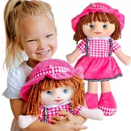 Lalki dla dziewczynek - Lalka Szmaciana Duża Przytulanka 45 Cm, Śpiewa I Mówi Po Polsku - miniaturka - grafika 1