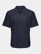 Koszule męskie - Only & Sons Koszula Caiden 22025116 Granatowy Slim Fit - miniaturka - grafika 1