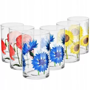 Szklanki BLOOM Krosno Kwiaty polskie 6x 250ml - Szklanki - miniaturka - grafika 1
