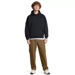 Męskie spodnie treningowe Under Armour UA Vibe Woven Cargo Pants - brązowe - UNDER ARMOUR - Spodnie sportowe męskie - miniaturka - grafika 1