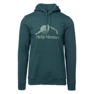 Bluzy męskie - Męska Bluza HELLY HANSEN NORD GRAPHIC PULL OVER HOODIE 62975_453 – Turkusowy - miniaturka - grafika 1