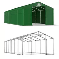 Altany ogrodowe - Namiot Magazynowy Całoroczny 6x12x3 Zielony WINTER MSD - miniaturka - grafika 1