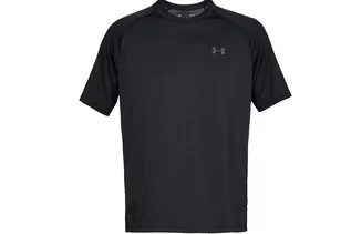 Koszulki męskie - Under Armour Tech 2.0 Short Sleeve 1326413-001 męski t-shirt czarny - grafika 1